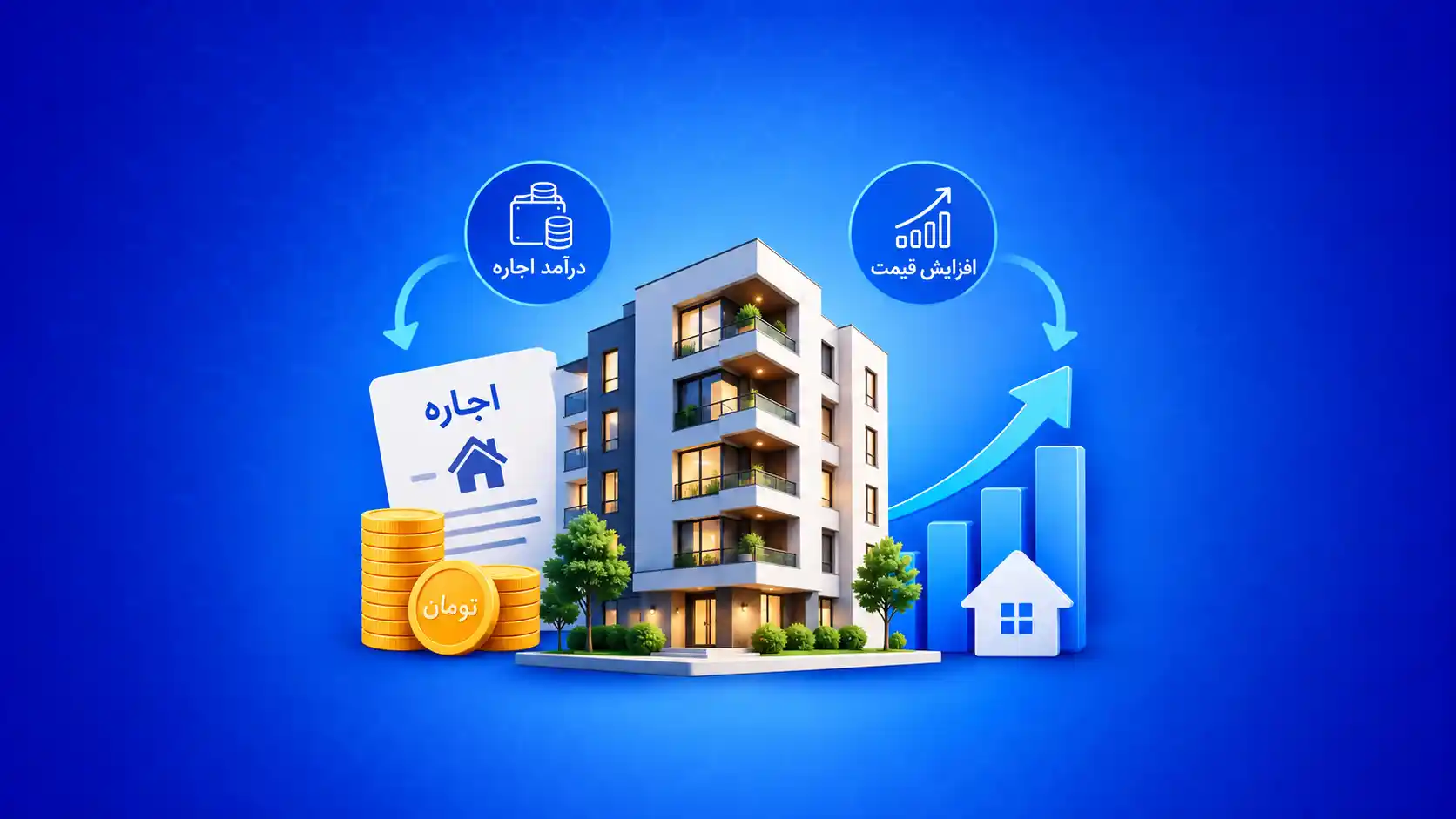 چطور از یک ملک، سود اجاره و افزایش قیمت را همزمان بگیریم؟